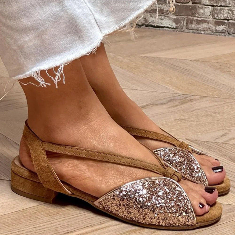 Sandales Élégance Suédée