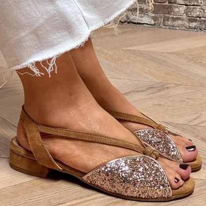 Sandales Élégance Suédée