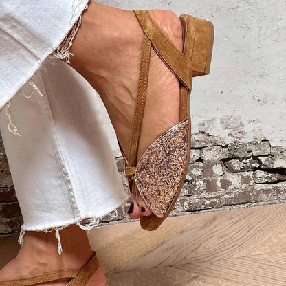 Sandales Élégance Suédée